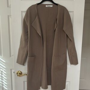 Open Front Coat Cardigan
